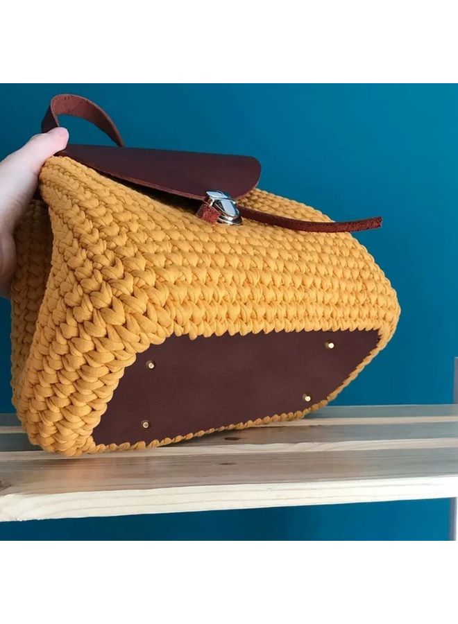 7 قطع إدراجات قاع حقيبة من جلد PU الممتاز لتقوية قواعد حقيبة اليد والمحفظة، حرف يدوية DIY - Image 5